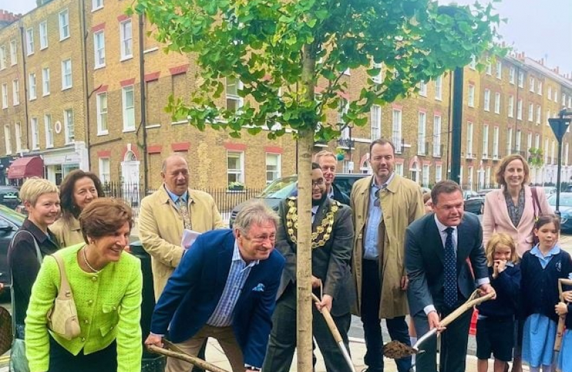 We were delighted that the Westminster Tree Trust planted its 1000th tree in Marylebone