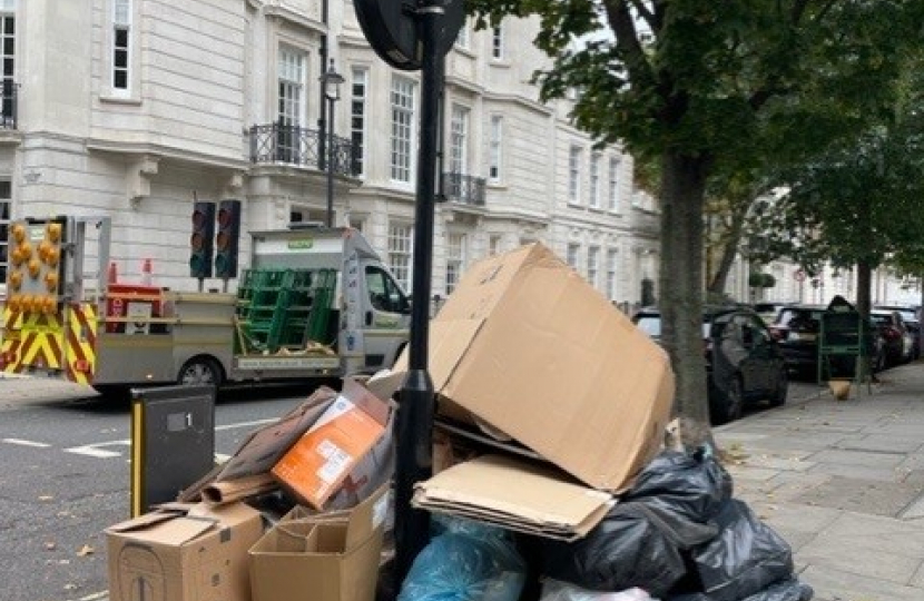 Rubbish dumped 