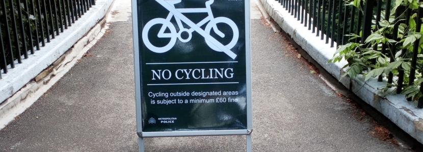 No Cycling 