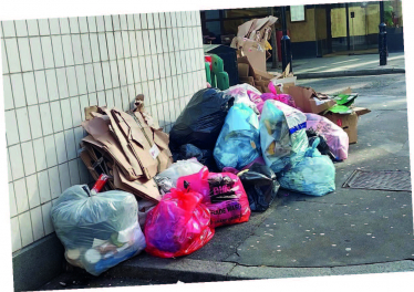 6 months into a Labour Council and rubbish is piling up on the streets. Local people deserve better.