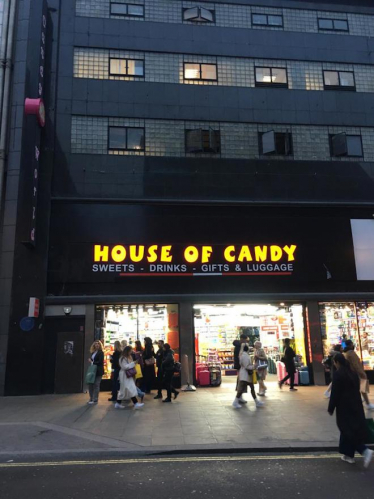 American Candy shop on Oxford Street