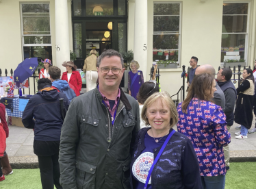 Pimlico North Councillors Jim Glen and Jacqui Wilkinson have been busy over the long Coronation weekend meeting local people and sharing in the numerous street parties taking place. 