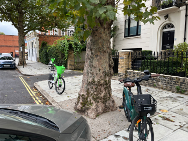 Too many EBikes are obstructing footpaths 