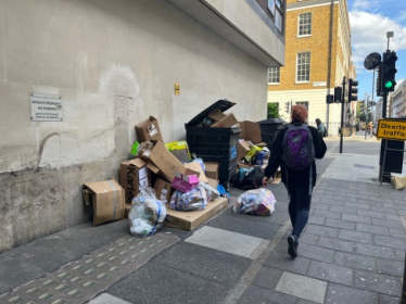 Rubbish in Marylebone 